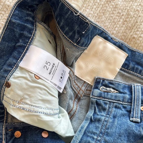 MOTHER Tomcat Kick Fray in Color: Playing with Scissors Size 25 - Picture 5 of 7